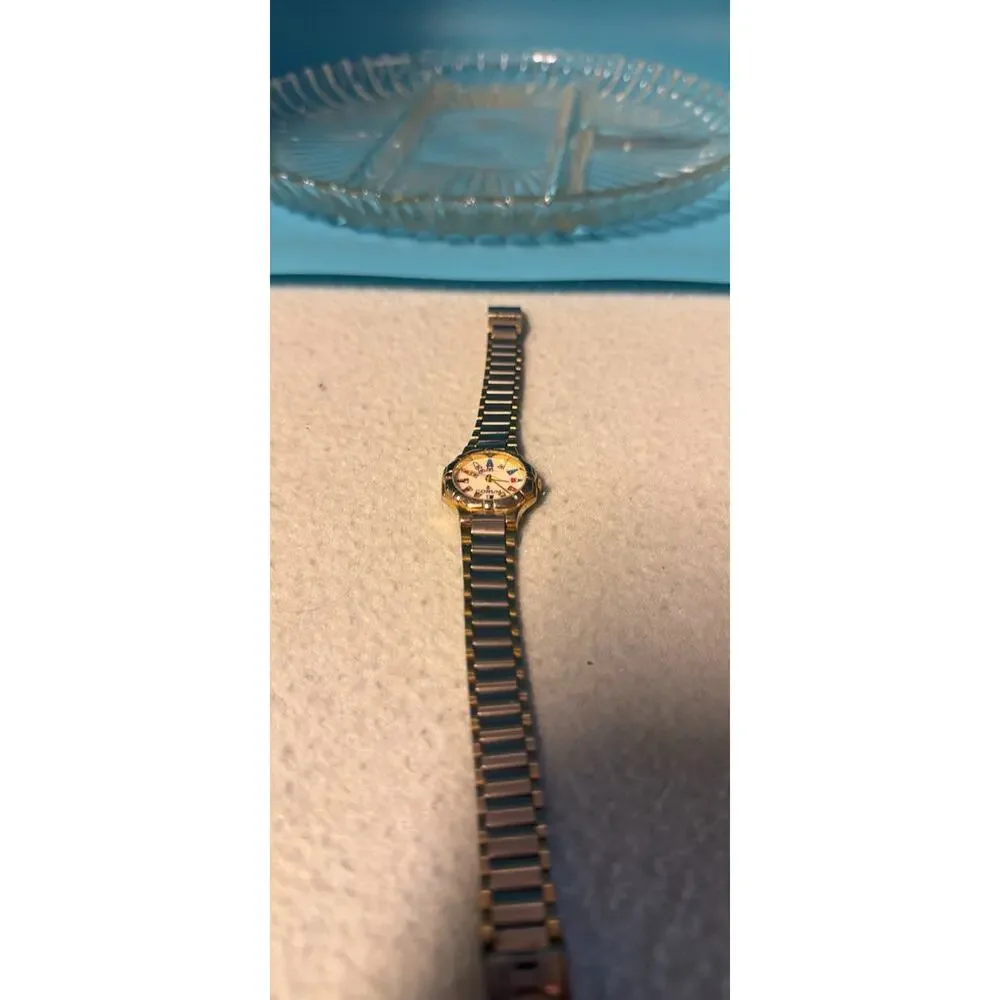 Corum Admirals Cup Quartz Watch Stainless Steel White Dial Used needs battery